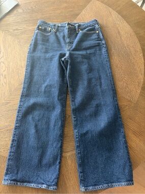 J.Crew Dark Indigo Slim Wide Jeans